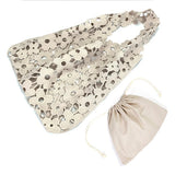 Vintage Hollow Flower Cloth Women's Bag Tote Handbags