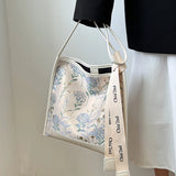 Vintage Embroidered Shoulder Bag Armpit Bag