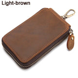Vintage Leather Key Holder Wallet Organizer Pouch