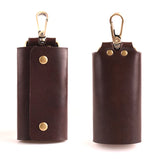 Vintage Leather Key Wallet Men Key Case Bag Pouch Keychain Covers