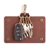 Vintage Leather Key Wallet Men Key Case Bag Pouch Keychain Covers