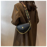 Vintage Ladies Flap Chains Handle Shoulder Purses Fall Winter Clutch Tote Bags