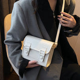 Vintage Ladies Messenger Bags Satchels Pu Leather Women's Shoulder Bag