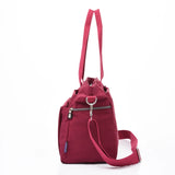 Vintage Lady's Bag High Top-handle Nylon Travel Bags Large Capacity
