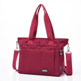 Vintage Lady's Bag High Top-handle Nylon Travel Bags Large Capacity
