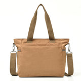 Vintage Lady's Bag High Top-handle Nylon Travel Bags Large Capacity