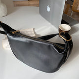 Vintage Ladies Solid Messenger Bag Crossbody Shoulder Bag