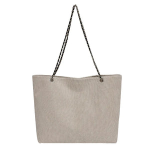 Vintage Large Capacity Nylon Shoulder Bag for Women Tote Bag