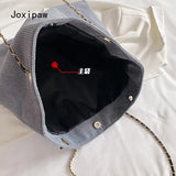 Vintage Large Capacity Nylon Shoulder Bag for Women Tote Bag