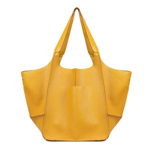 Vintage Large Tote Bags for Women PU Leather Shoulder Bag Shopper Work Handbags