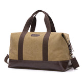 Vintage Men Large Capacity Travel Bag Canvas Weekend Duffel Handbag PT1234