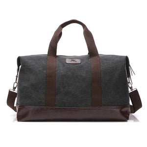 Vintage Men Large Capacity Travel Bag Canvas Weekend Duffel Handbag PT1234