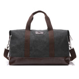 Vintage Men Large Capacity Travel Bag Canvas Weekend Duffel Handbag PT1234