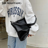 Vintage Large Women Shoulder Messenger Bags Soft Leather Casual Shopper Bag