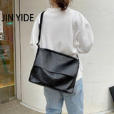 Vintage Women Shoulder Messenger Bag Soft Leather Casual Shopper Bag