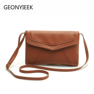 Vintage Leather Handbag Women Wedding Clutch Party Purse