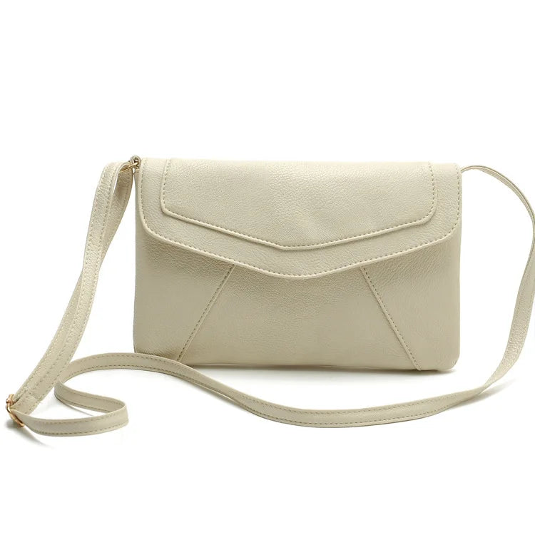 Vintage Leather Handbag Women Wedding Clutch Party Purse