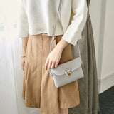 Vintage Leather Handbags Women Phone Bag Ladies Party Purse Famous Crossbody Sho