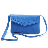 Vintage Leather Clutch Bag Crossbody Enveloped Small Shoulder Bags