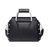 Vintage Leather Messenger Bag with Women's Tricolor Tassel Bag