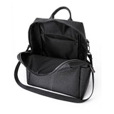 Vintage Leather Women Backpack School Bag College Girl Shoulder Bags