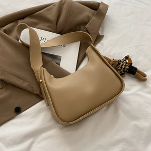 Vintage Leather Women's Shoulder Crossbody Bag For Purses