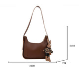 Vintage Leather Women's Shoulder Crossbody Bag For Purses