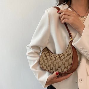 Vintage Letters Crossbody Bag for Women Handbag Purses Messenger Tote