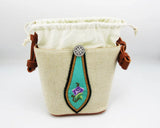 Vintage Linon Hmong Tribal Ethnic Boho Shoulder Bag St-021