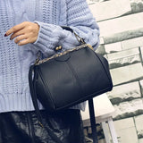 Vintage Women's Shoulder Bags Retro PU Leather Crossbody Tote Handbag