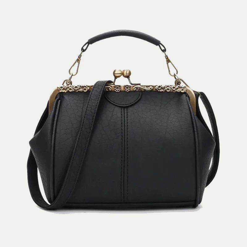 Vintage Women's Shoulder Bags Retro PU Leather Crossbody Tote Handbag