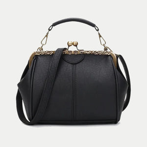 Vintage Women's Shoulder Bags Retro PU Leather Crossbody Tote Handbag