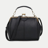 Vintage Women's Shoulder Bags Retro PU Leather Crossbody Tote Handbag