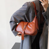 Vintage Soft Leather Women's Shoulder Bag Large Capacity Ladies Purses