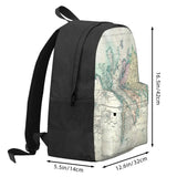 Vintage Map Of The World 1801 Backpacks Men's Backpacks Bags For Women