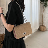 Vintage Matte Leather Crossbody Sling Bag Women Winter Handbag