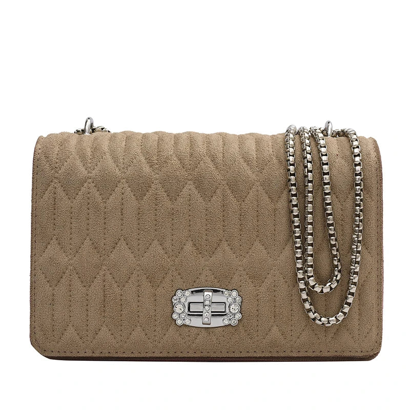 Vintage Matte Leather Crossbody Sling Bag Women Winter Handbag