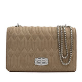 Vintage Matte Leather Crossbody Sling Bag Women Winter Handbag