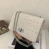 Vintage Matte Leather Crossbody Sling Bag Women Winter Handbag