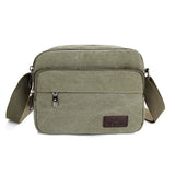 Vintage Canvas Messenger Bag Men Casual Travel Shoulder Bag