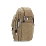 Vintage Canvas Messenger Bag Men Casual Travel Shoulder Bag