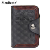 Vintage Men's Wallet Magnet Hook Three Fold Wallets For Man
