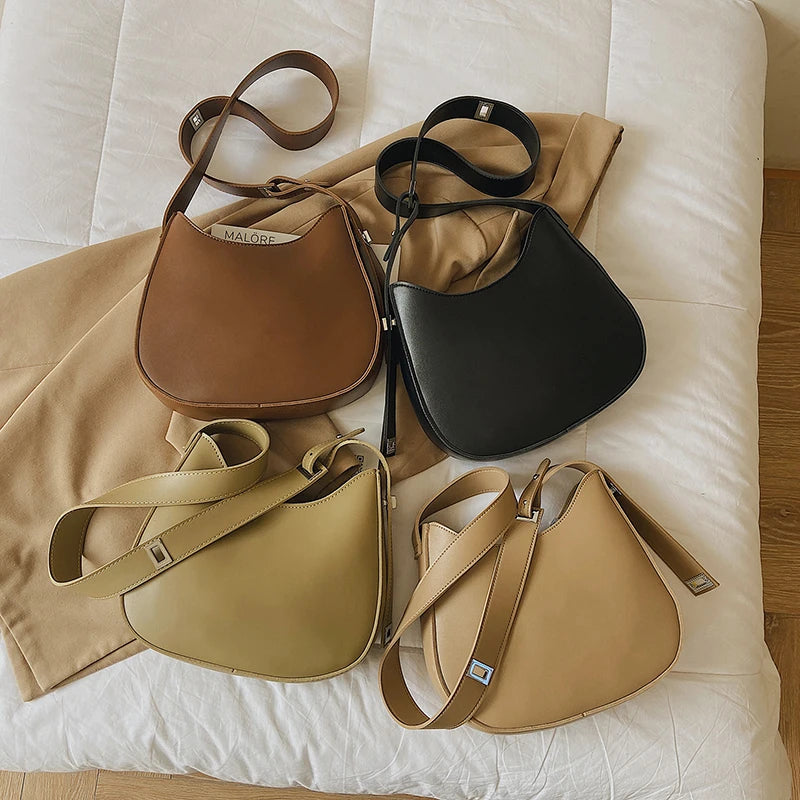 Vintage PU Leather Women's Messenger Bag