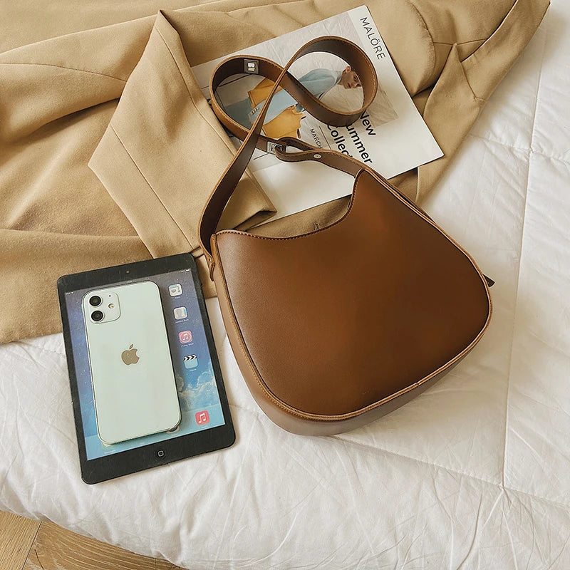 Vintage PU Leather Women's Messenger Bag