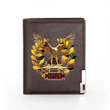 Vintage Roman Legion Leather Wallet Slim Credit Card/ID Holder
