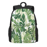 Vintage Monstera Leaves Backpacks Men Women Recycled Backpack