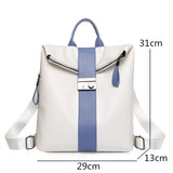 Vintage Women's PU Leather Backpack High Bagpack Rucksack