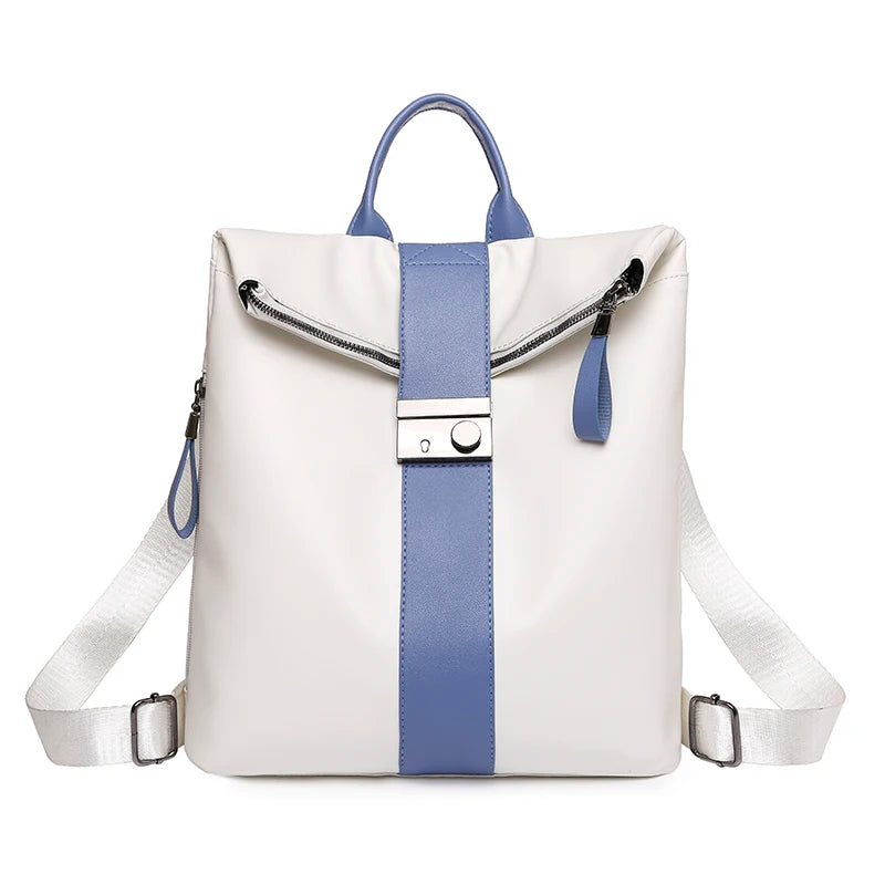 Vintage Women's PU Leather Backpack High Bagpack Rucksack