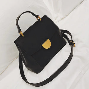 Vintage Nubuck Leather Shoulder Bags Large Capacity Crossbody Shopping Bag