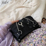Vintage Nylon Chain Crossbody Bag Women